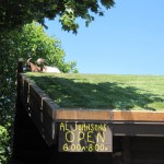 Goats on a roof in Door County