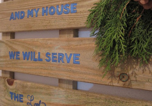 As for me and my house, we will serve the Lord.