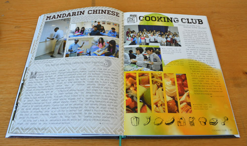 Yearbook 1 page spreads