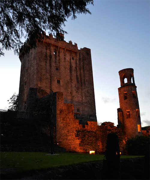 Blarney Castle at night
