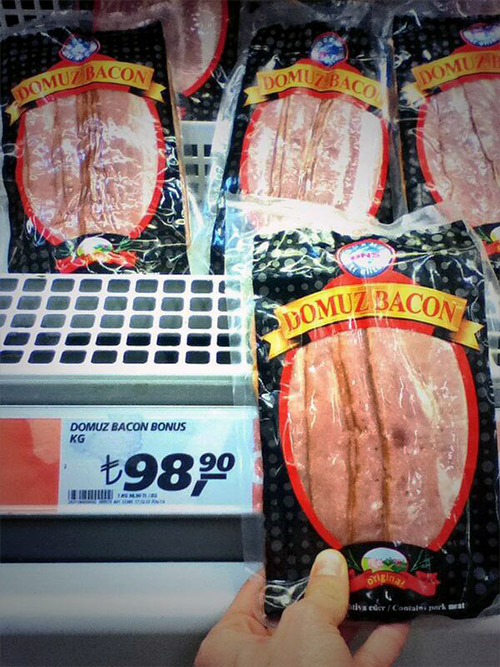 Bacon in Turkey