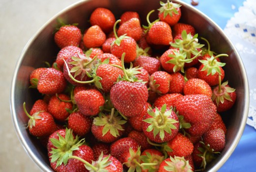 Summer strawberries