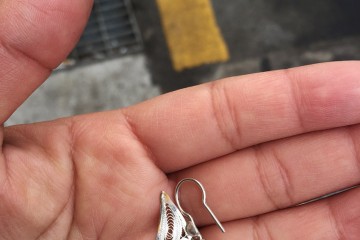 Lost earring... found!