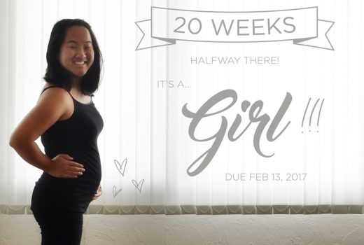 20 weeks gender reveal - it's a girl!